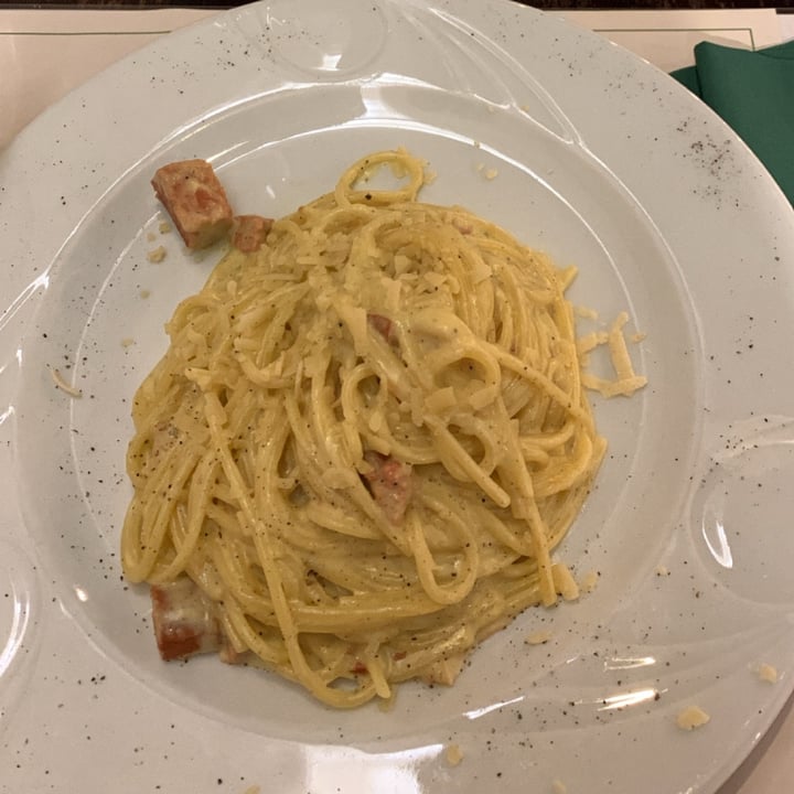 photo of Origano Carbonara vegana shared by @veromenna on  13 Oct 2022 - review