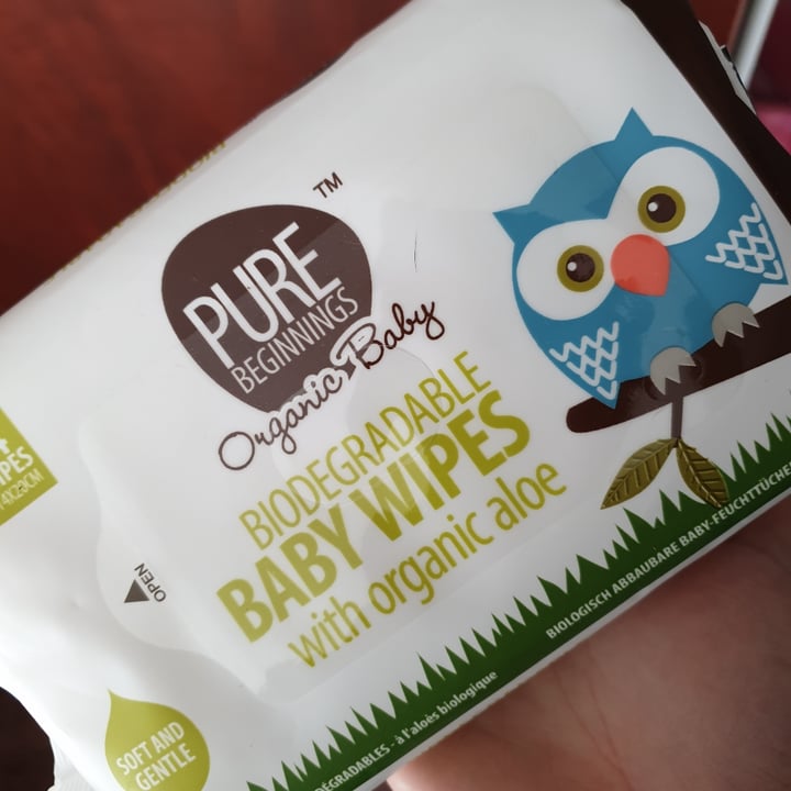 photo of Pure Beginnings Biodegradable Baby Wipes With Organic Aloe shared by @lizellep on  06 Aug 2020 - review