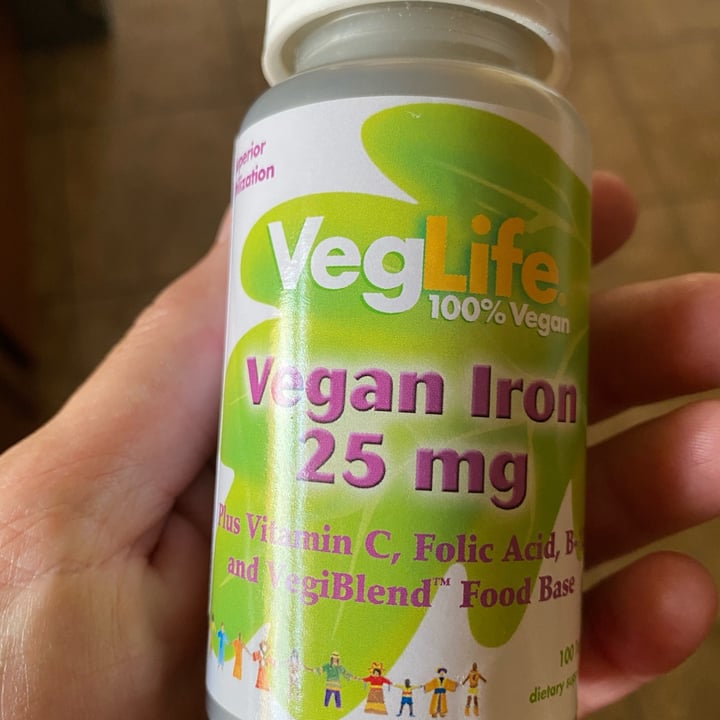 photo of VegLife | Nutraceutical Vegan Iron 25mg shared by @bekster63 on  12 Jul 2022 - review