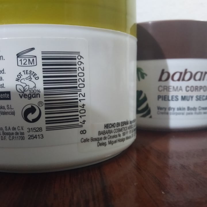 photo of Babaria Bio  Vit E+ Body Cream shared by @roodramasco on  12 Feb 2021 - review