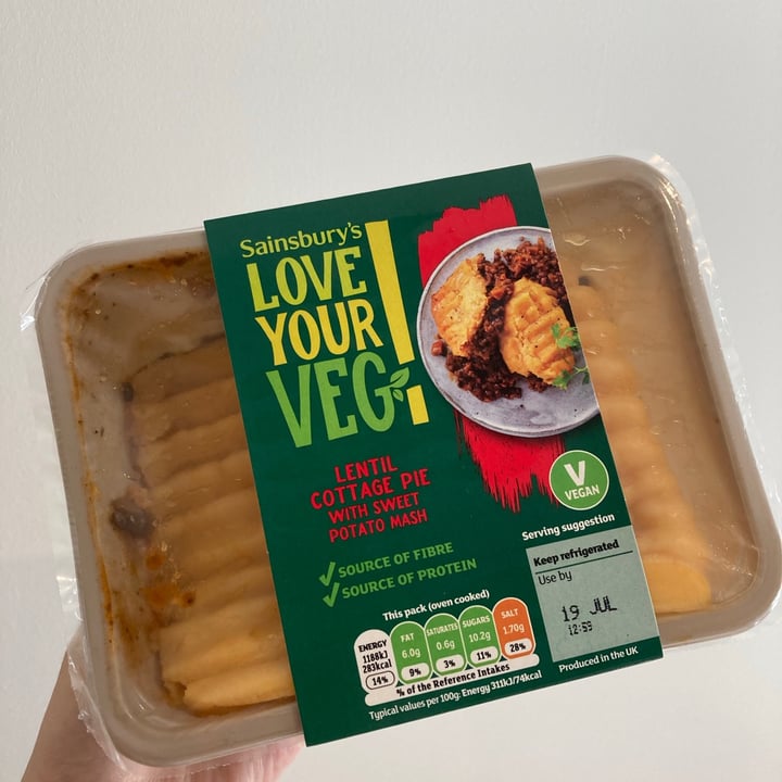 photo of Love Your Veg! Lentil Cottage Pie shared by @miyukudo on  22 Jul 2021 - review