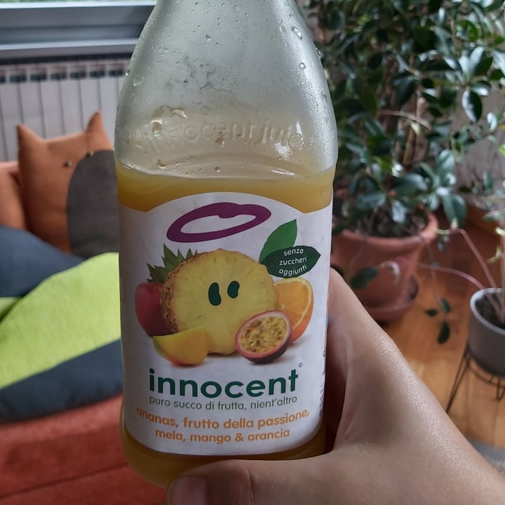 review photo of Innocent Ananas, frutto della passione, mela, mango e arancia shared by @frinc on 25 Jul 2021 - review