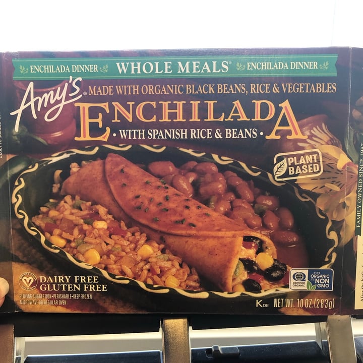 photo of Amy’s Amy's Enchilada with Spanish Rice & Beans shared by @parifairie on  14 Oct 2020 - review