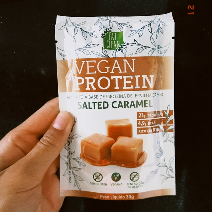 photo of Eat clean Vegan Protein Salted Caramel shared by @eloveg on  27 Dec 2021 - review