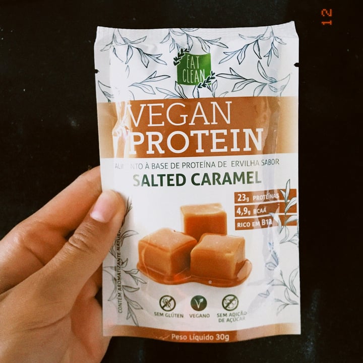 review photo of Eat clean Vegan Protein Salted Caramel shared by @eloveg on 27 Dec 2021 - review