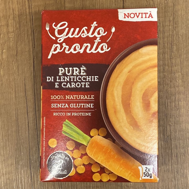 review photo of Gusto pronto Purè di lenticchie e carote shared by @annalisazamengo on 14 Jan 2022 - review
