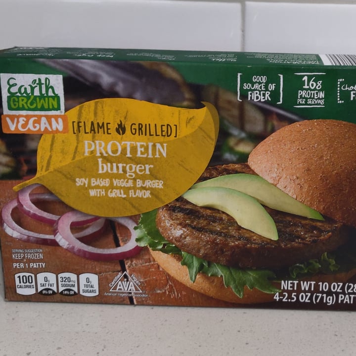 photo of Earth Grown Protein Burger shared by @kqm219 on  24 Nov 2020 - review