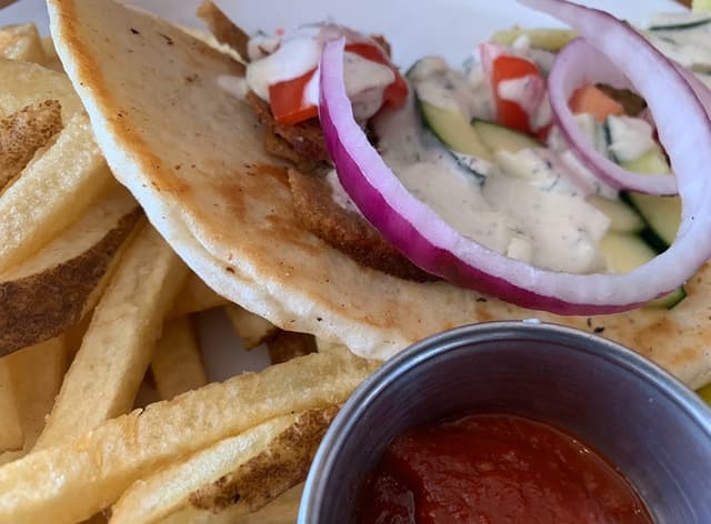 Photo of the dish “Seitan Gyro”