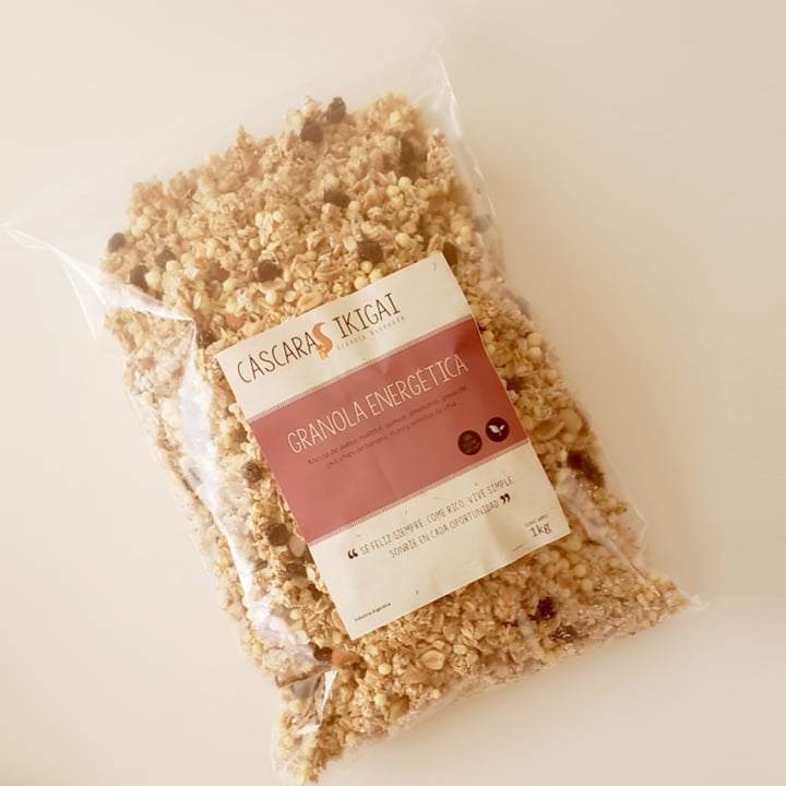 photo of cascaras ikigai granola Energetica shared by @antoaccorinti on  10 May 2022 - review