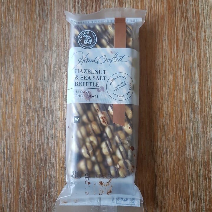 photo of Woolworths Food Hazelnut & Sea Salt Brittle in Dark Chocolate shared by @johdeigh on  24 Mar 2021 - review