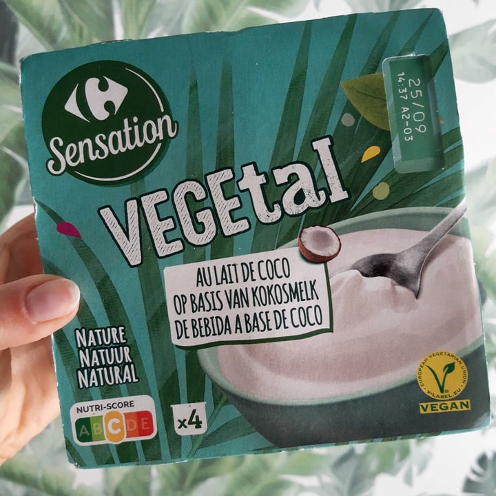 review photo of Carrefour Sensation Vegetal de bebida a base de coco shared by @vegankarol on 19 Sep 2021 - review