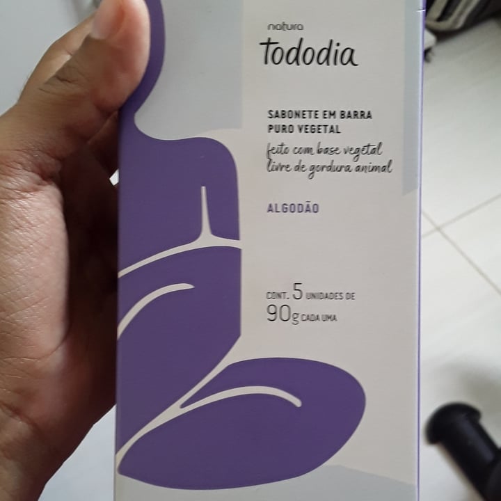 photo of Natura Sabonete de Algodão Natura Tododia shared by @brunamendes on  17 Apr 2022 - review