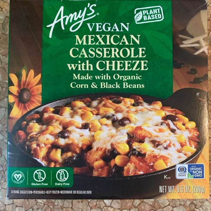 photo of Amy’s Vegan Mexican Casserole with Cheeze shared by @justjanet on  29 May 2022 - review