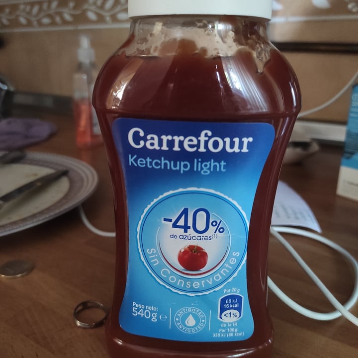 photo of Carrefour Ketchup Light shared by @dondetabea on  10 Jun 2021 - review