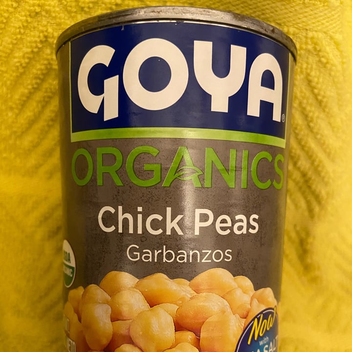 photo of Goya Organic Chickpeas shared by @veganfl on  14 May 2022 - review