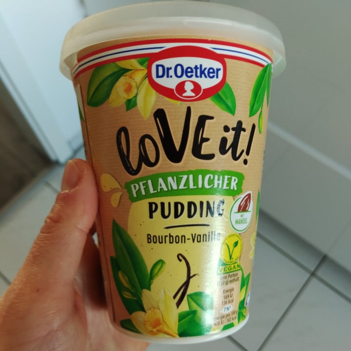 photo of Dr. Oetker Love it! Pflanzlicher Pudding Bourbon-Vanille shared by @saechsine on  27 Apr 2022 - review