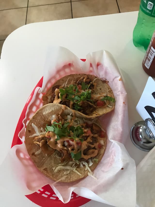 Photo of the dish “Tacos - “fish” , “carnitas” and “al pastor””