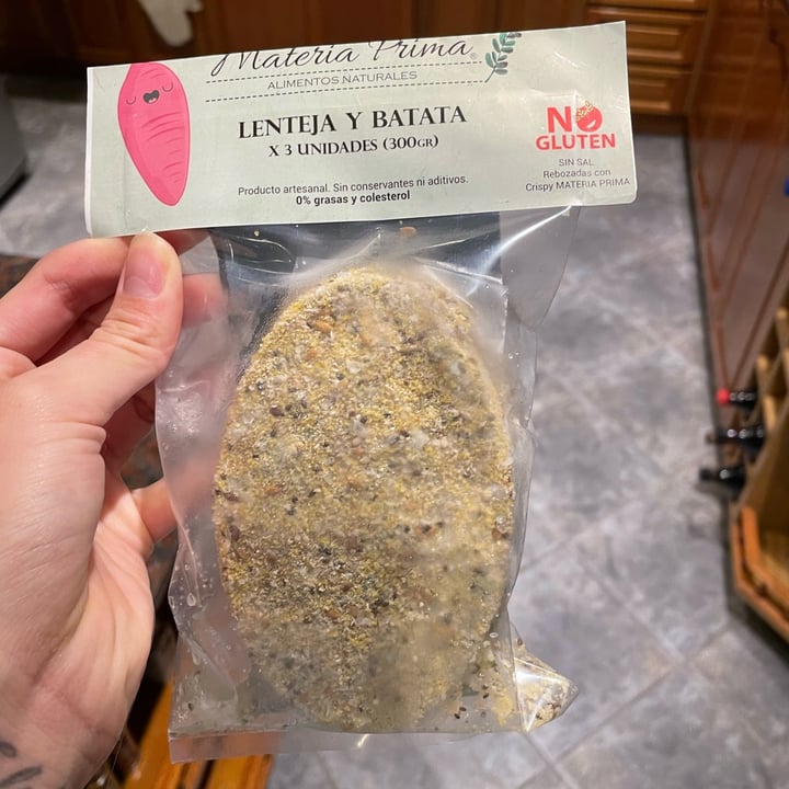 review photo of Materia Prima Milanesa De Lentejas Y Batata shared by @caroesti on 21 Jul 2022 - review