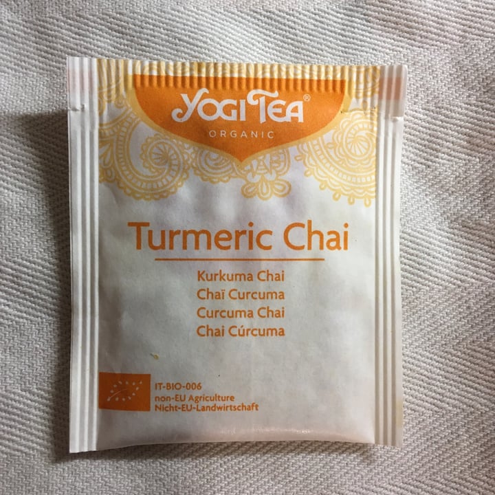 photo of Yogi Tea Organic Curcuma chai shared by @giuliaz on  09 Oct 2021 - review