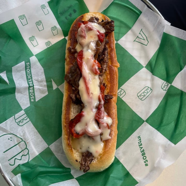 photo of SoBe Vegan Philly Cheesesteak shared by @sangria on  25 Aug 2021 - review