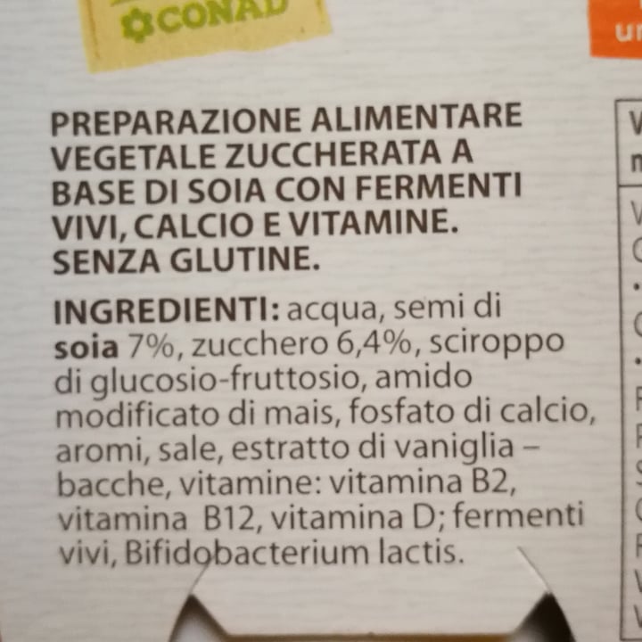 photo of Verso Natura Conad Veg Soia Bianco Cremoso  shared by @camyveg on  03 Apr 2022 - review