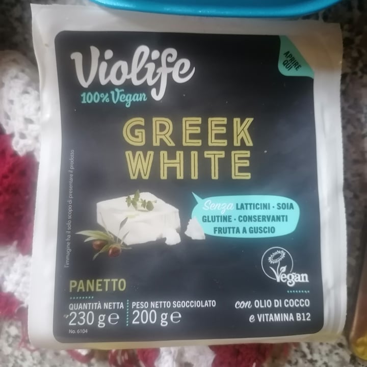 photo of Violife Greek White (Block/Panetto) shared by @asiagaleotti on  16 May 2022 - review