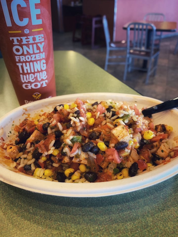 photo of Pancheros Mexican Grill Tofusada® Burrito Bowl shared by @bethhoffner on  28 Jan 2019 - review