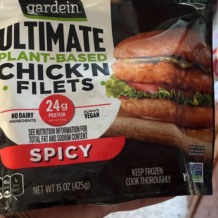 photo of Gardein Ultimate Plant Based Spicy Chick’n Filets shared by @kristin548 on  17 Jun 2022 - review