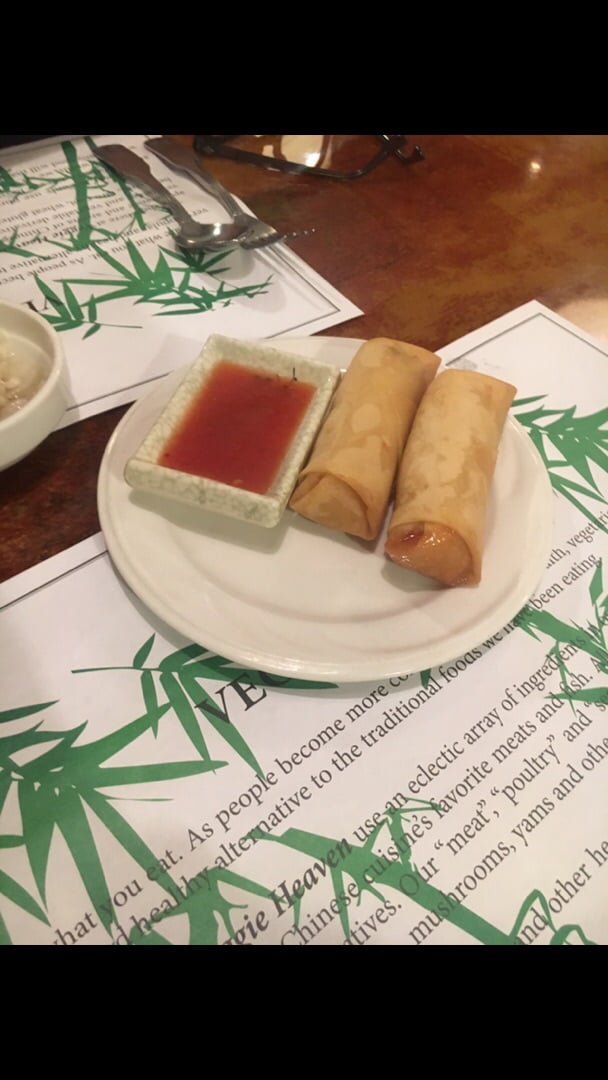 photo of Veggie Heaven Spring rolls shared by @veggie5 on  05 Dec 2018 - review