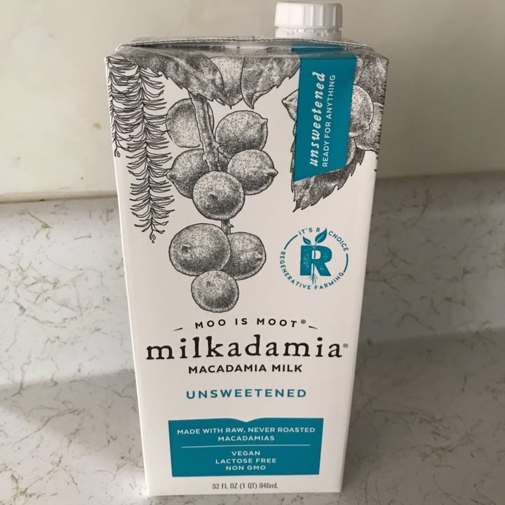 photo of Moo is Moot Macadamia Milk shared by @josette25 on  14 Jan 2021 - review