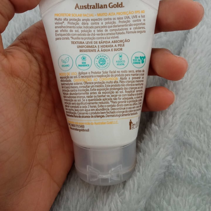 photo of protetor solar Protetor Solar Australian Gold shared by @piggyimport on  11 Jun 2022 - review