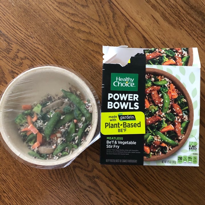 review photo of Healthy Choice Power Bowls Be'f & Vegetable Stir Fry shared by @xtra70s on 25 Apr 2021 - review