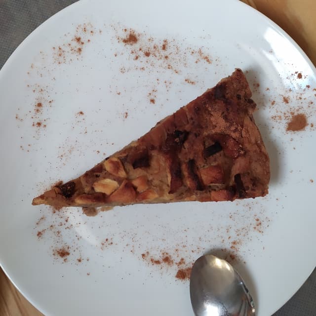 Photo du plat “Tarta genovesa de manzana”