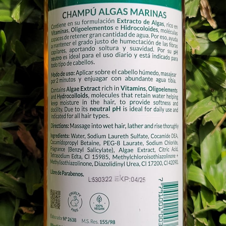 photo of Biferdil Shampoo Algas Marinas shared by @sofiagavranic on  20 Jun 2022 - review