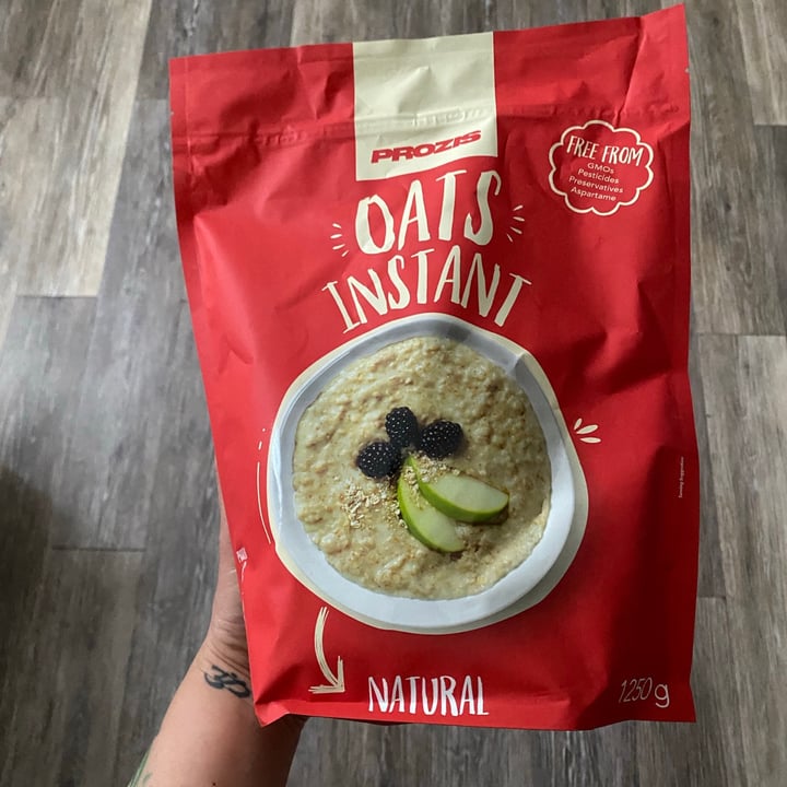 review photo of Prozis Avena instantánea Sabor Neutro shared by @floryhollyvegan on 24 May 2021 - review