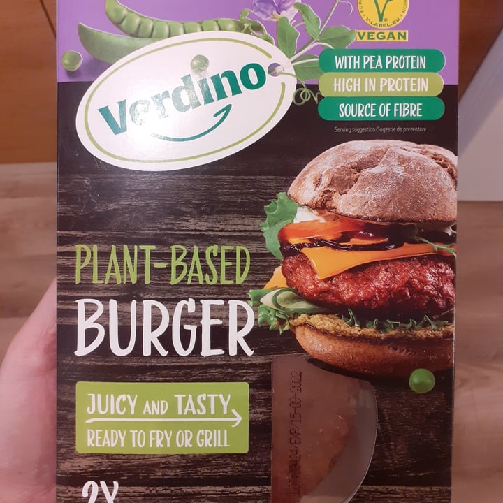 photo of Verdino Plant Based Burger shared by @vegantonia92 on  08 Dec 2021 - review