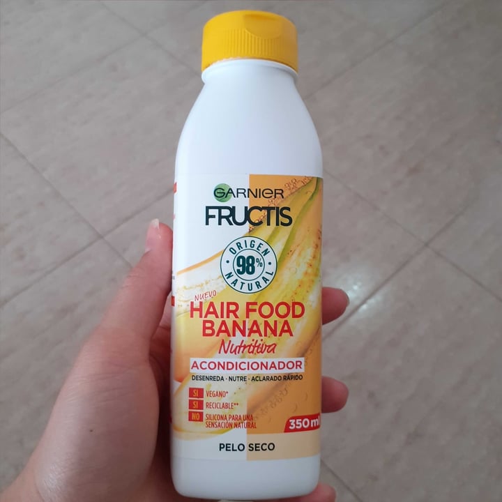 photo of Garnier Hair Food Banana Acondicionador shared by @mathiasayala on  09 Aug 2020 - review