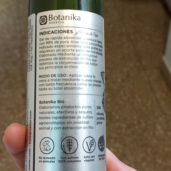 photo of Botanika Esencia Áloe Verá 98% Gel Concentrado shared by @gabyeug5119 on  13 Jun 2022 - review