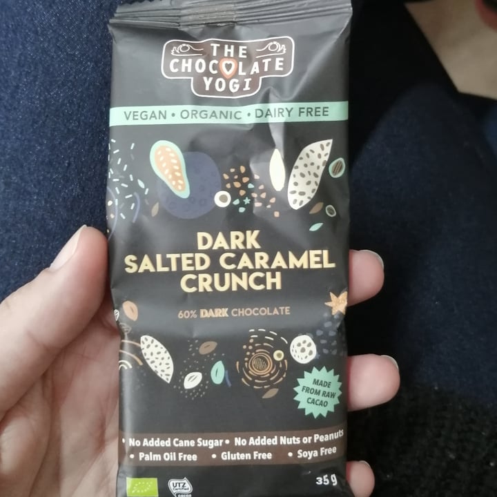 photo of The Chocolate Yogi Dark Salted Caramel Crunch shared by @nicoleveg on  28 Aug 2020 - review