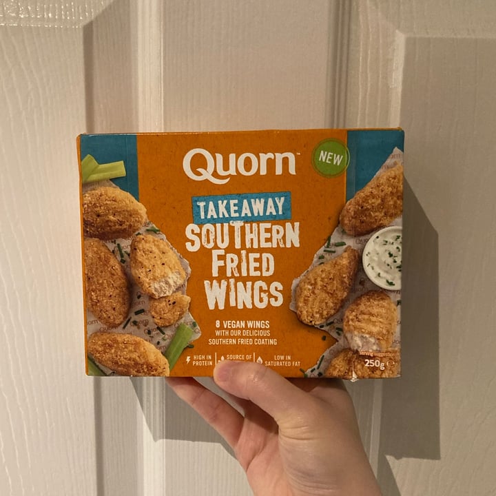 photo of Quorn Takeaway Southern Fried Wings shared by @verypotato on  10 Apr 2022 - review