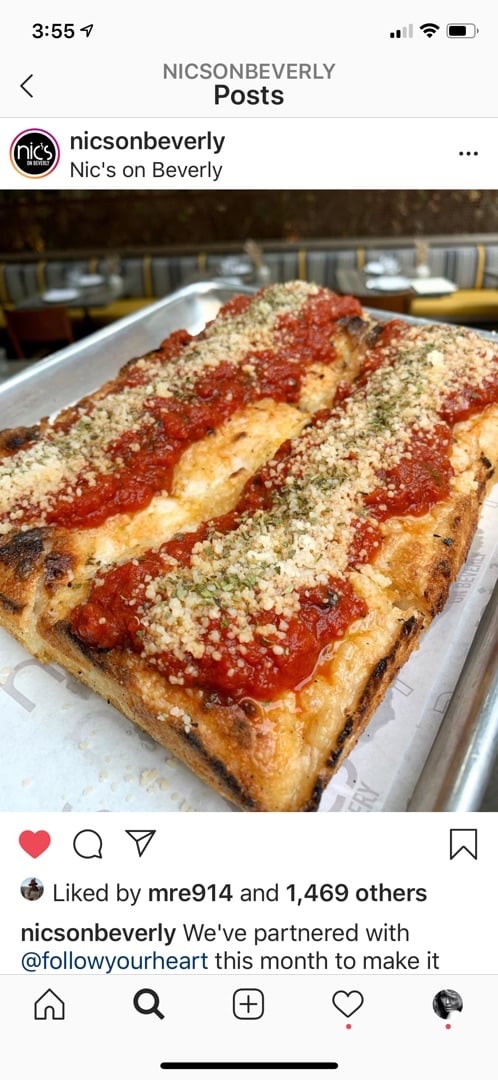 photo of Nic's On Beverly Wood-fired Detroit-style Pizza shared by @skynellor on  30 Jan 2020 - review