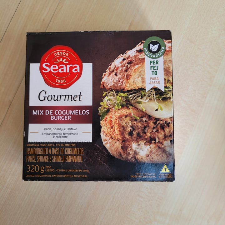 photo of Seara Burguer mix de cogumelos shared by @oduvaldo on  18 Apr 2022 - review