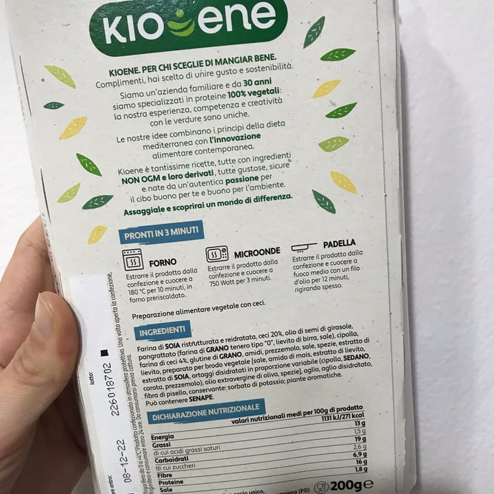 review photo of Kioene Falafel di ceci shared by @sarabettini on 30 Nov 2022 - review