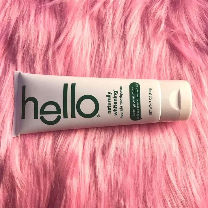 photo of Hello Farm Grown Mint Toothpaste shared by @veganforanimal on  26 Aug 2022 - review