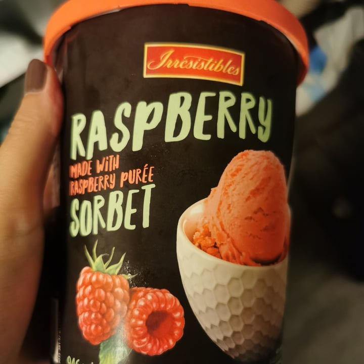 photo of Irresistibles Raspberries sorbet shared by @virginieparenteau on  21 Sep 2021 - review