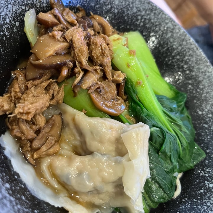 photo of Veggie House vegetarian Mushroom Dumpling Noodle shared by @soy-orbison on  16 May 2022 - review