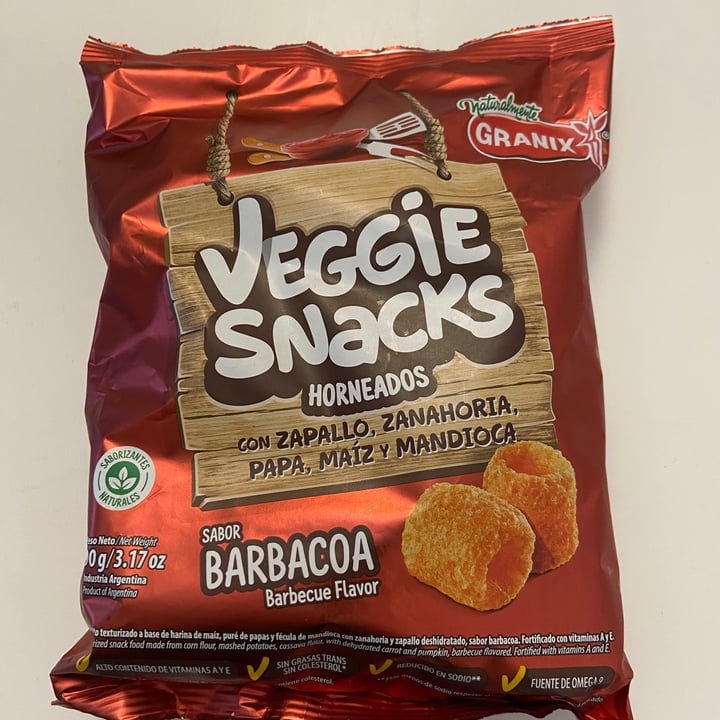 photo of Granix Veggie Snacks Sabor Barbacoa shared by @maguibizai on  05 Dec 2020 - review