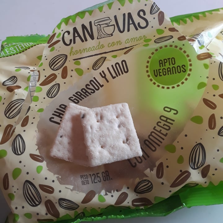 photo of Canvas Galletitas de chia, girasol y lino shared by @valenthine on  03 Dec 2020 - review