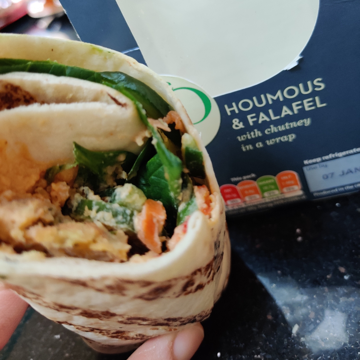 Sainsbury's Houmous and Falafel Wrap Reviews abillion