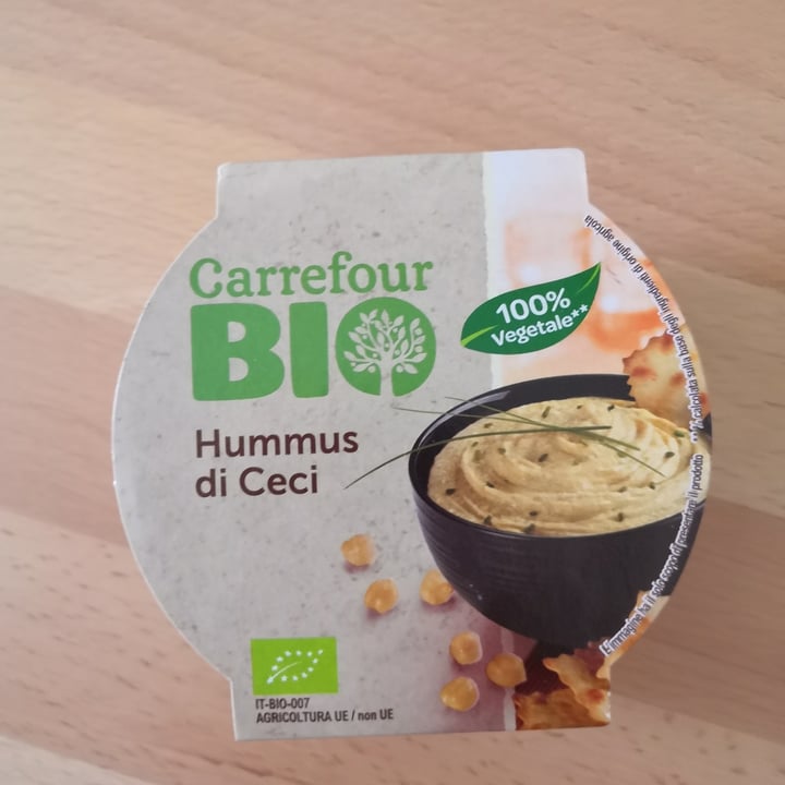 review photo of Carrefour Bio Hummus di ceci shared by @gsavioz on 15 May 2022 - review